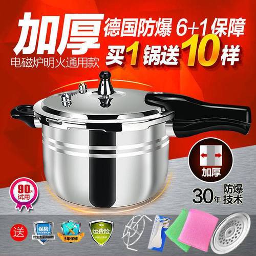 德國不銹鋼高壓鍋家用壓力鍋迷你燃氣電磁爐通用